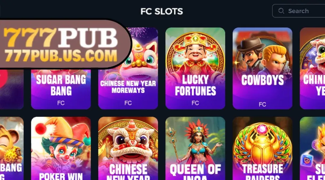 777PUB Slots game library