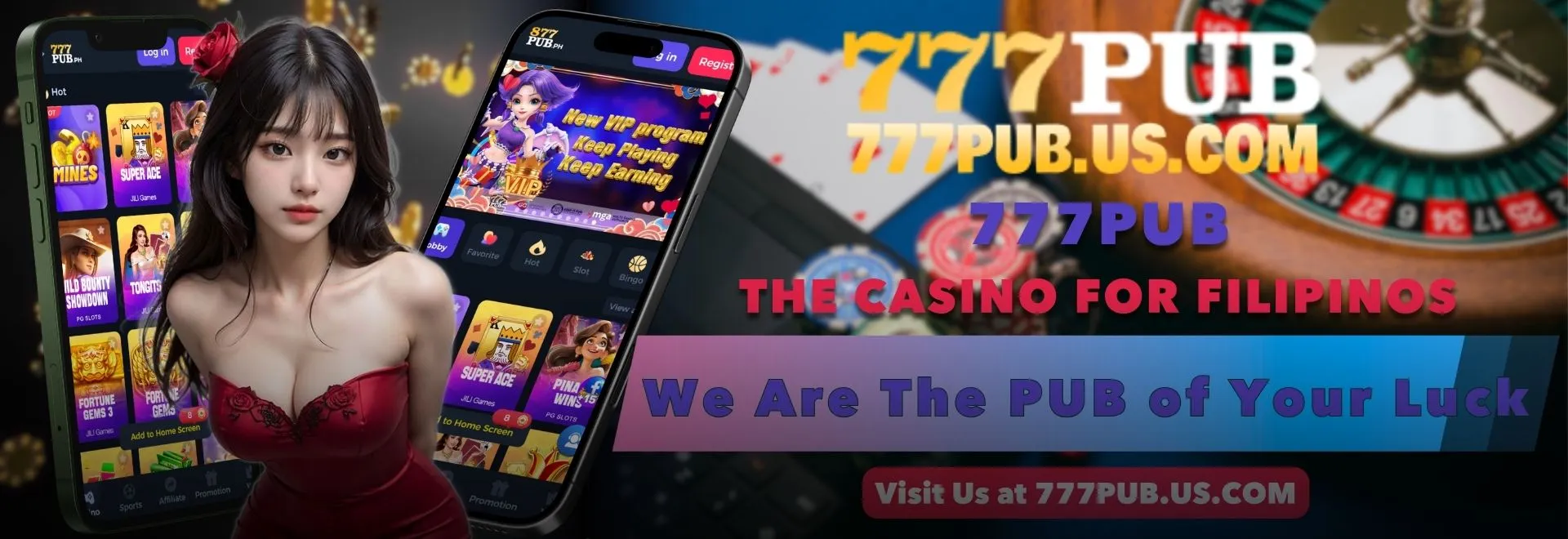 777PUB Casino Banner